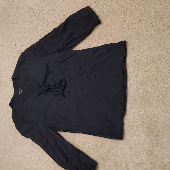 Talbots Neck Tie Blouse Top- 12 - Picture 3 of 8